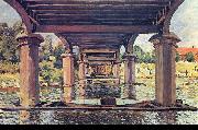 Alfred Sisley Unter der Brucke von Hampton Court USA oil painting artist